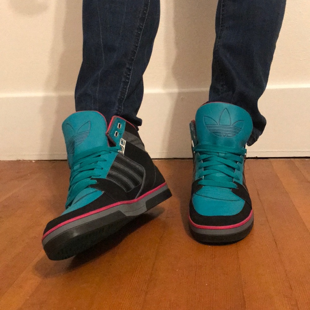 Adidas high tops 11.5 originals hard court high 2